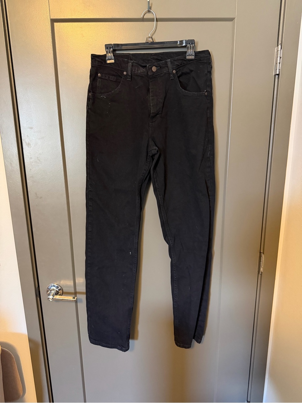 Wrangler Men's Black Jeans 32x34